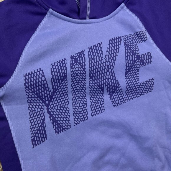 Nike Women's XS Purple Pullover Hoodie Jacket Fall Fleece Lined Therma-Fit - Picture 4 of 8